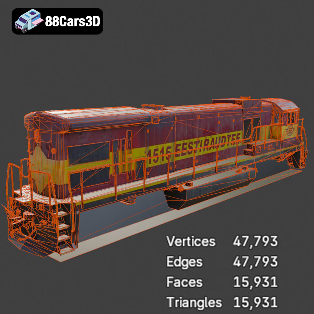 Locomotive C36-004 3D Model