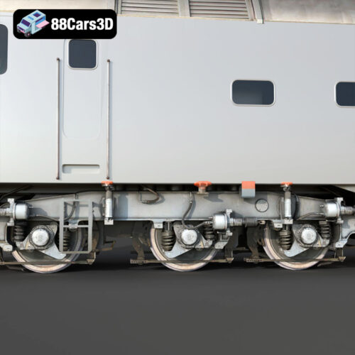 Locomotive TEP70-001 3D Model