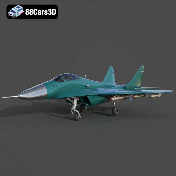 Mikoyan MiG-29 Fighter Jet 3D Model