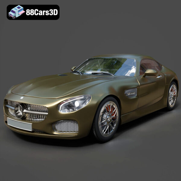 Mercedes-AMG GT 2015 3D Model