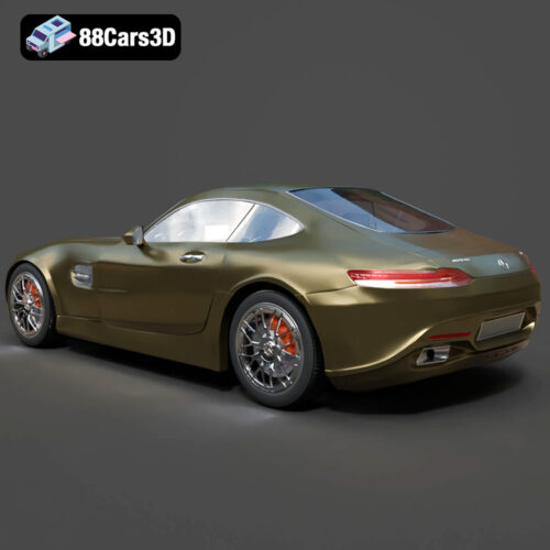 Mercedes-AMG GT 2015 3D Model