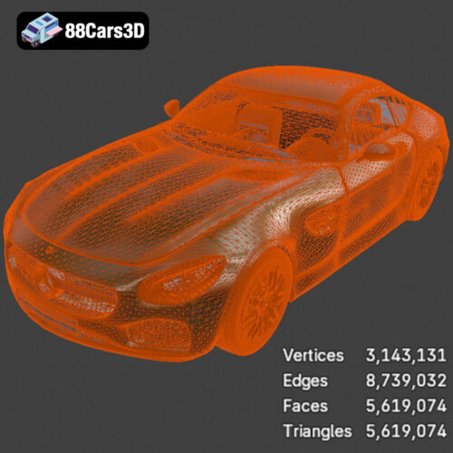Mercedes-AMG GT 2015 3D Model