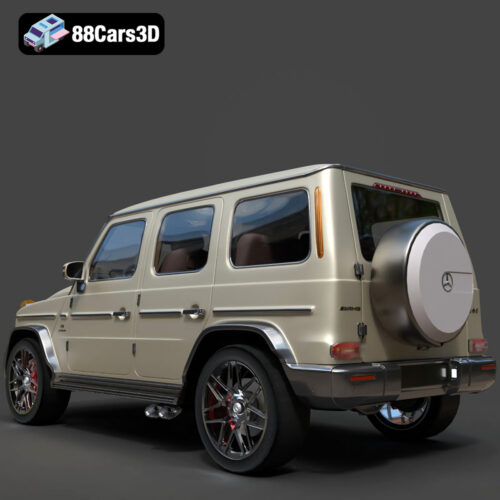 Mercedes Benz G63 AMG 2019 3D Model - Gallery Image 4 Mercedes Benz G63 AMG 2019 3D Model