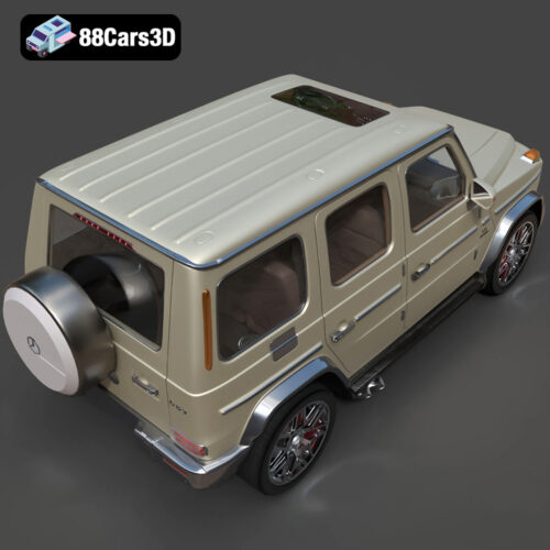 Mercedes Benz G63 AMG 2019 3D Model - Gallery Image 3 Mercedes Benz G63 AMG 2019 3D Model