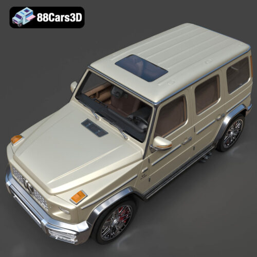 Mercedes Benz G63 AMG 2019 3D Model - Gallery Image 1 Mercedes Benz G63 AMG 2019 3D Model