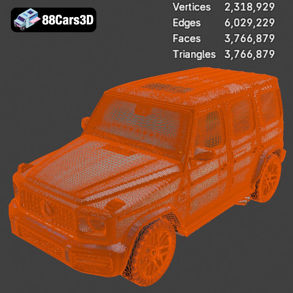Mercedes Benz G63 AMG 2019 3D Model