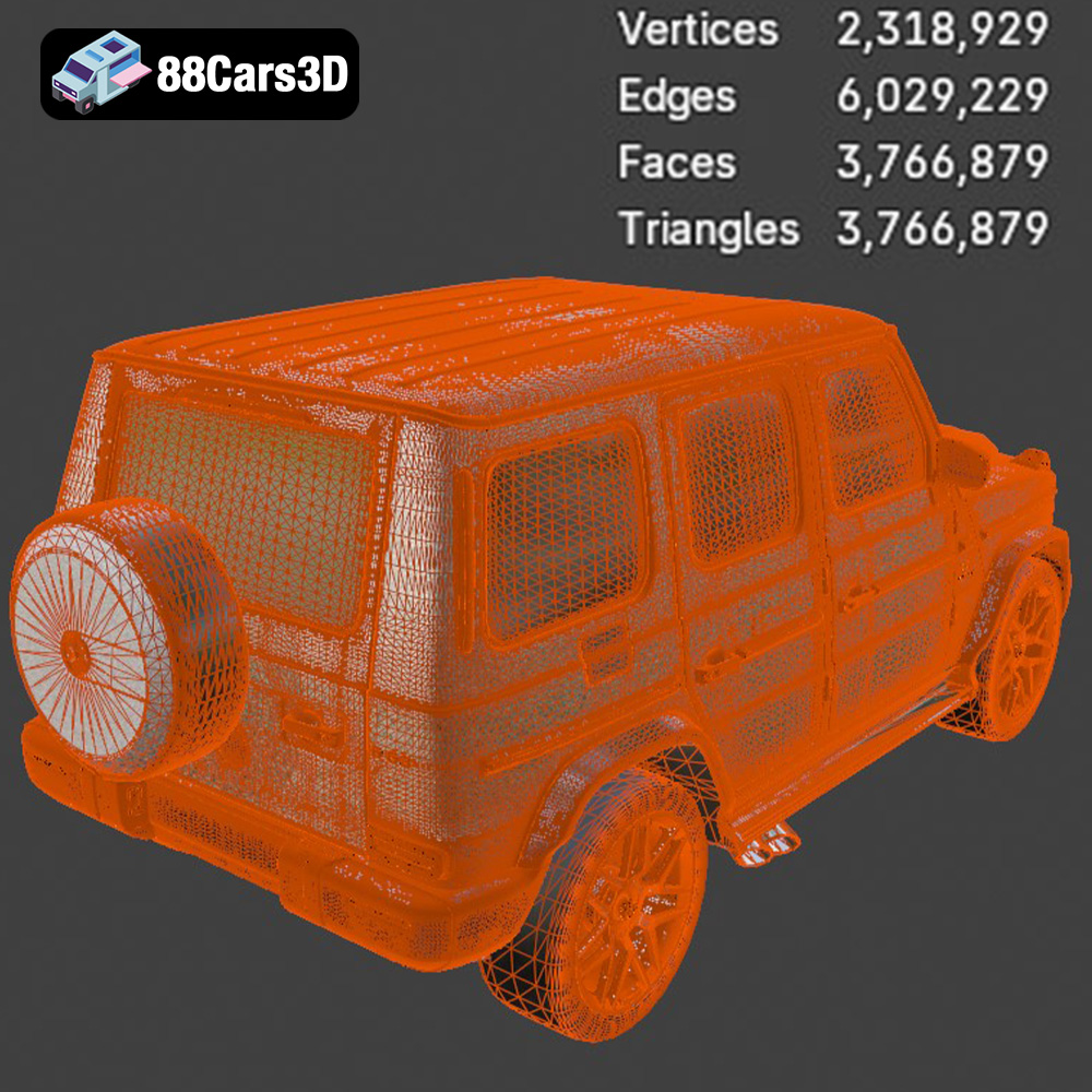 Mercedes Benz G63 AMG 2019 3D Model