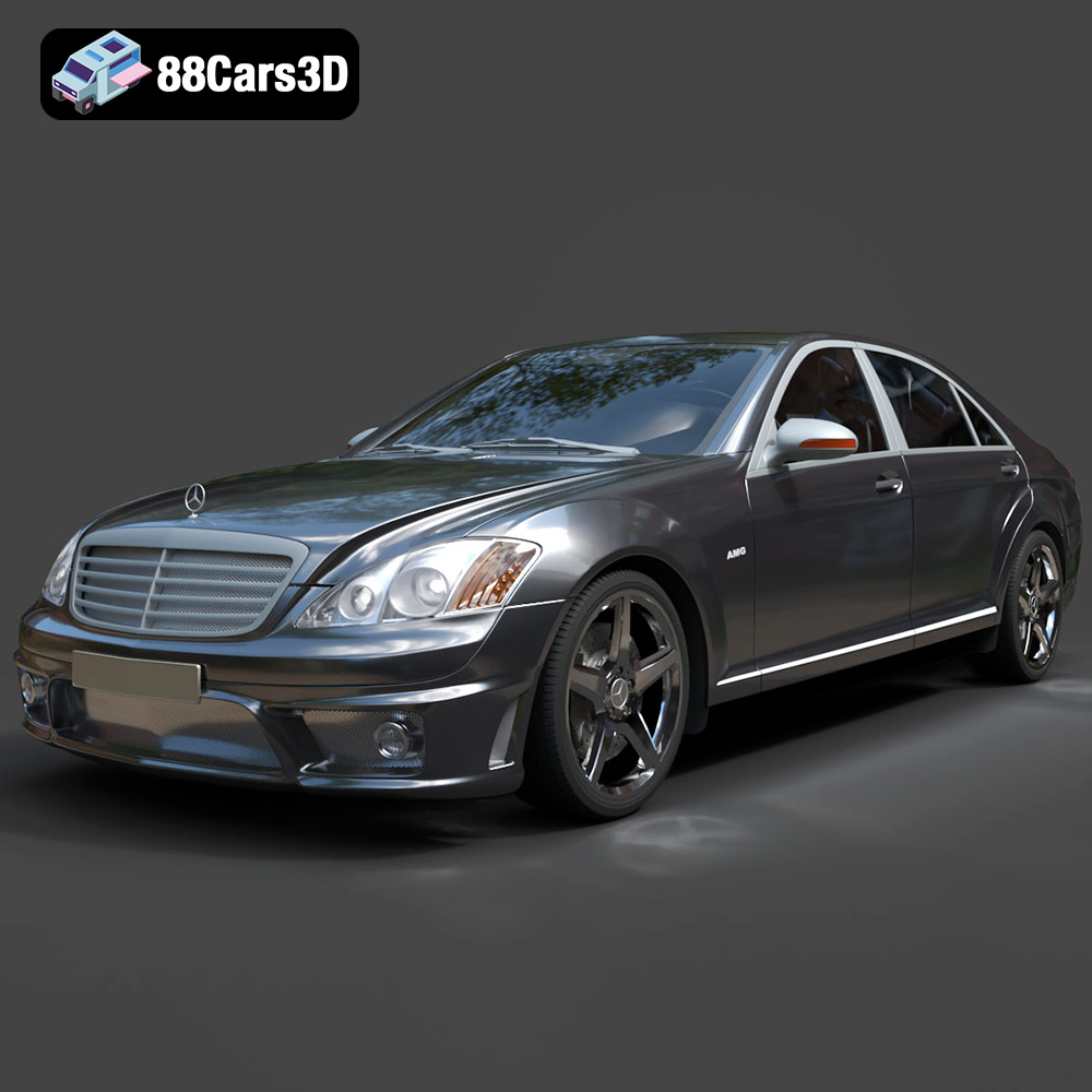 Mercedes-Benz S65 AMG 2018 3D Model