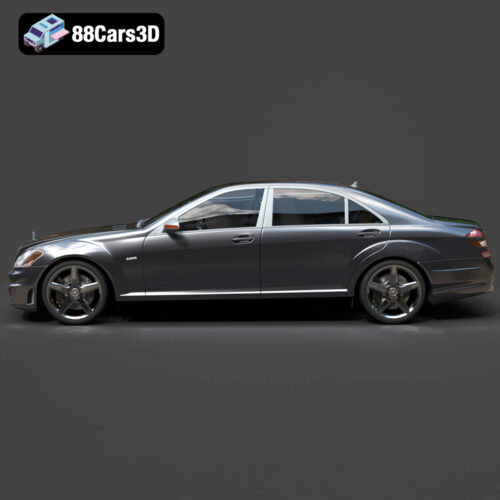 Mercedes-Benz S65 AMG 2018 3D Model - Gallery Image 4 Mercedes-Benz S65 AMG 2018 3D Model