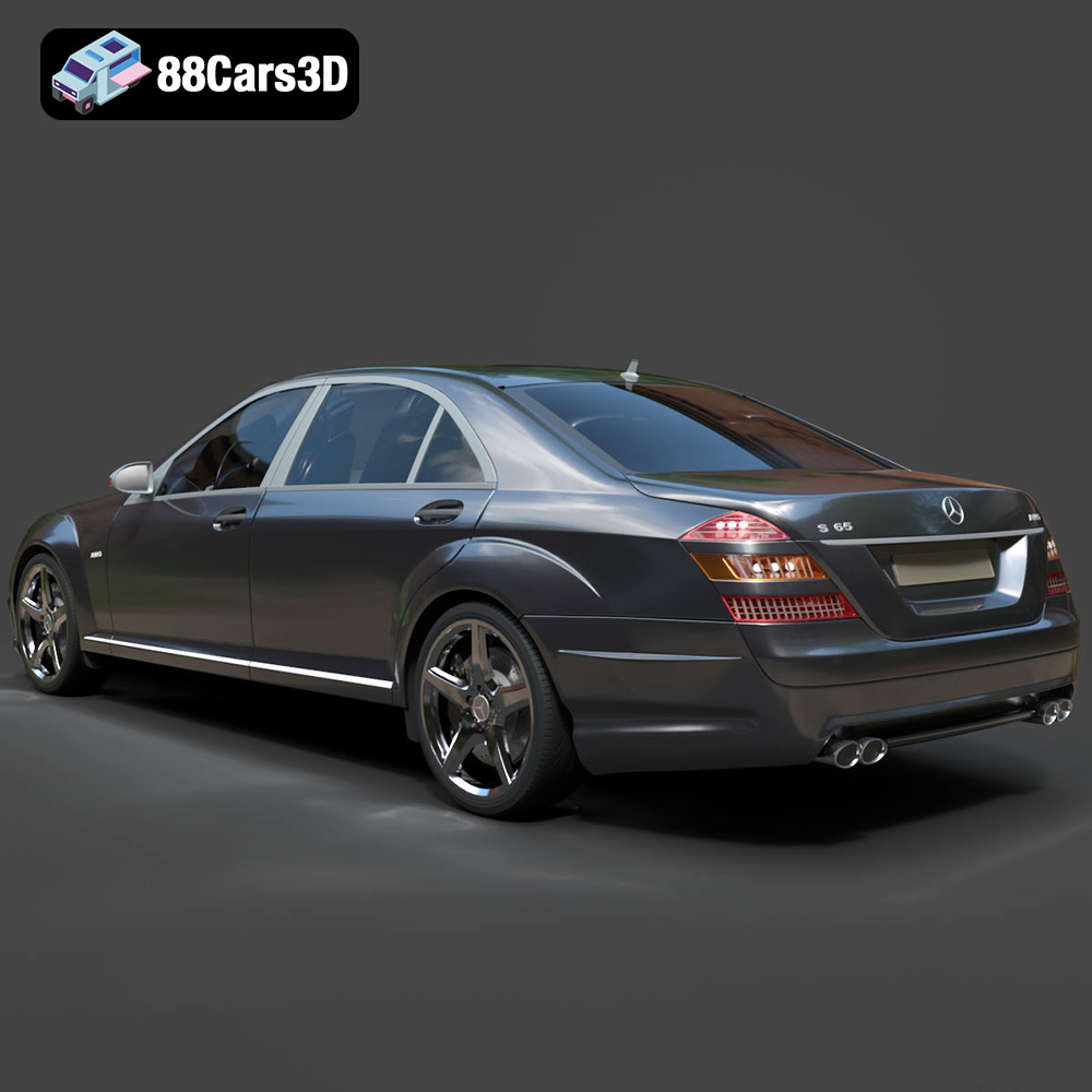 Mercedes-Benz S65 AMG 2018 3D Model