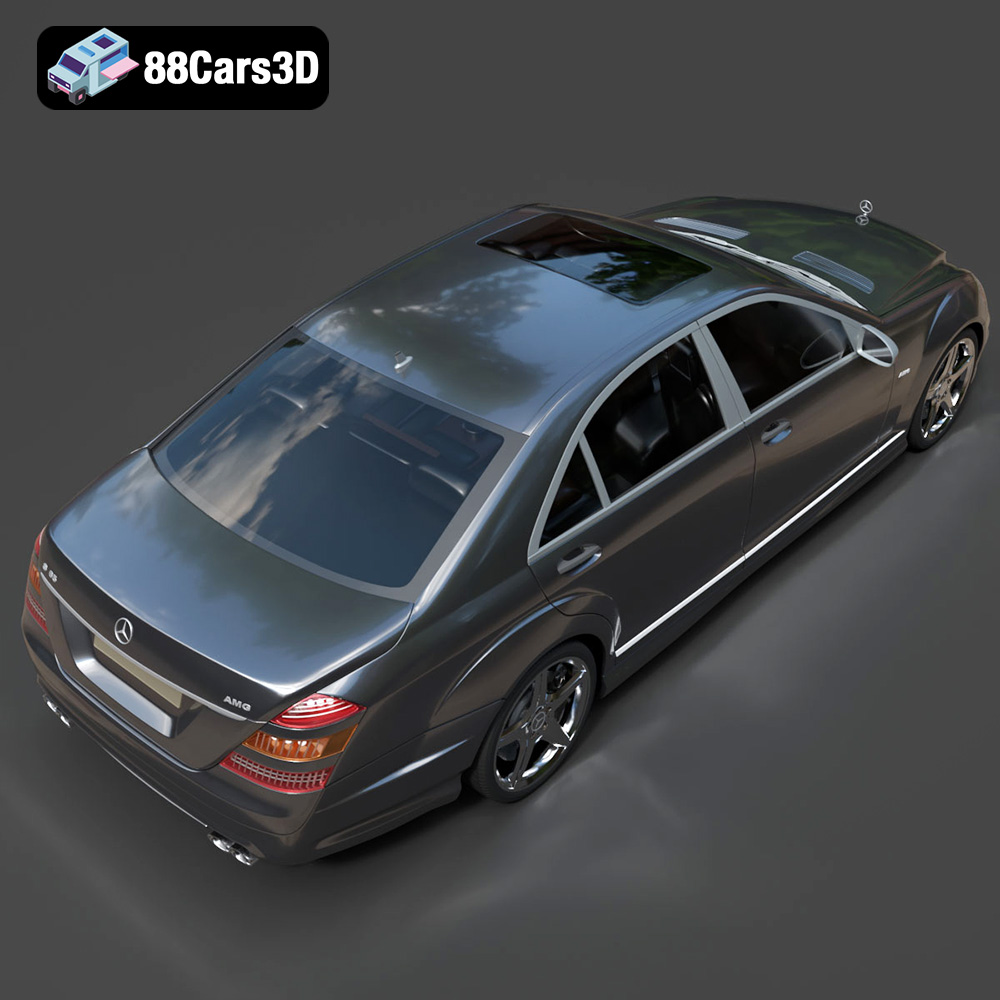 Mercedes-Benz S65 AMG 2018 3D Model
