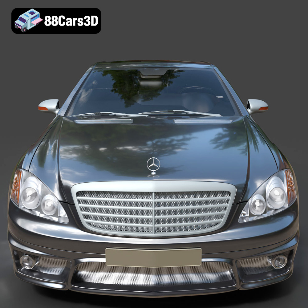Mercedes-Benz S65 AMG 2018 3D Model