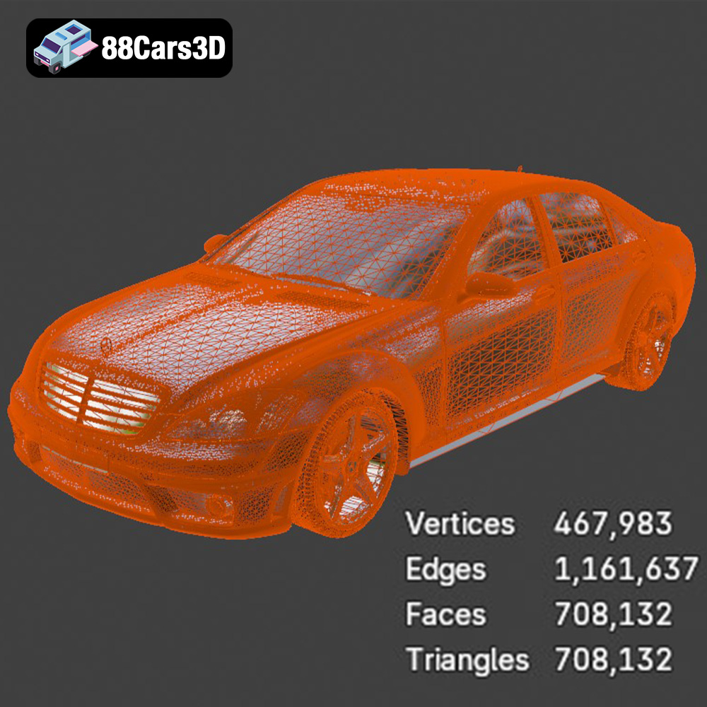 Mercedes-Benz S65 AMG 2018 3D Model