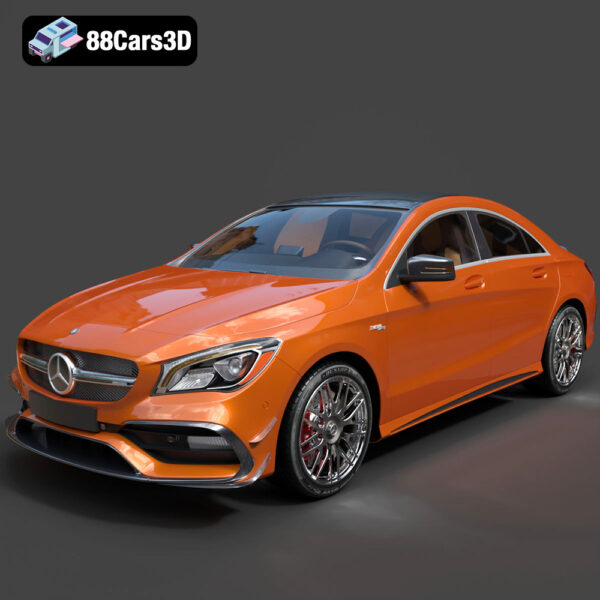 Mercedes-Benz CLA45 AMG 2017 3D Model - Main Image Mercedes-Benz CLA45 AMG 2017 3D Model