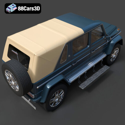 Mercedes-Benz G-Class 2024 3D Model - Gallery Image 2 Mercedes-Benz G-Class 2024 3D Model
