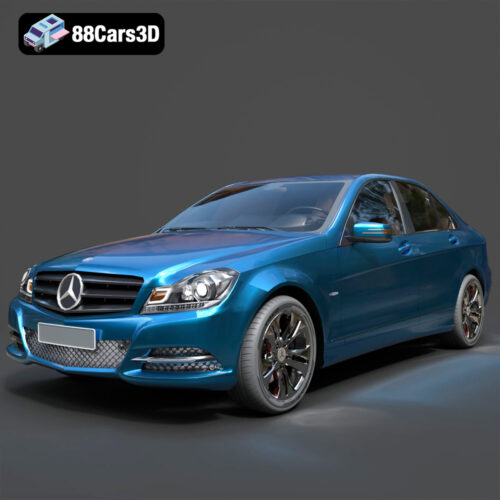 Mercedes C Classe 2012 3D Model