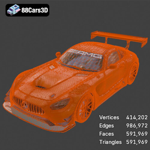 Mercedes-AMG GT S 3D Model - Gallery Image 5 Mercedes-AMG GT S 3D Model