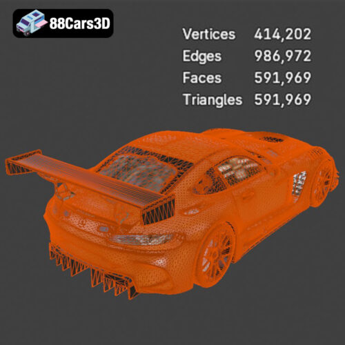 Mercedes-AMG GT S 3D Model - Gallery Image 7 Mercedes-AMG GT S 3D Model