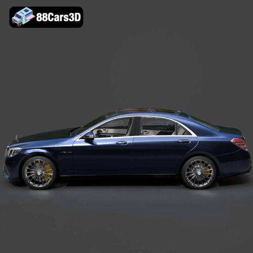 Mercedes S-Class 2024 3D Model