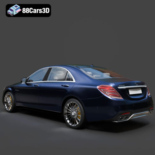 Mercedes S-Class 2024 3D Model