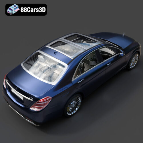 Mercedes S-Class 2024 3D Model