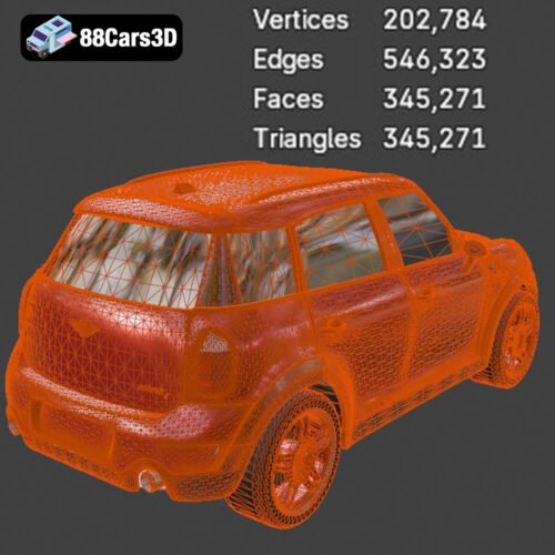 Mini Cooper Countryman 2025 3D Model