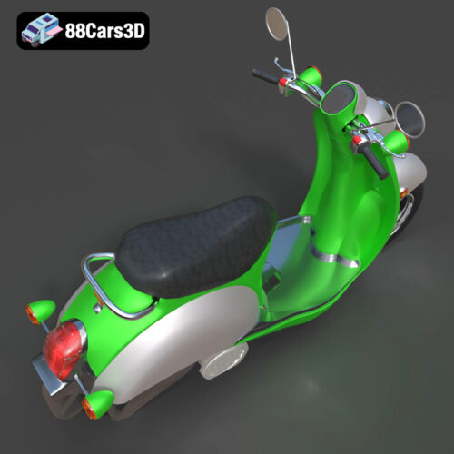 Yamaha Vino 50 Scooter 3D Model