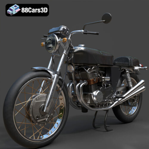 Honda CB750 Four 3D Model