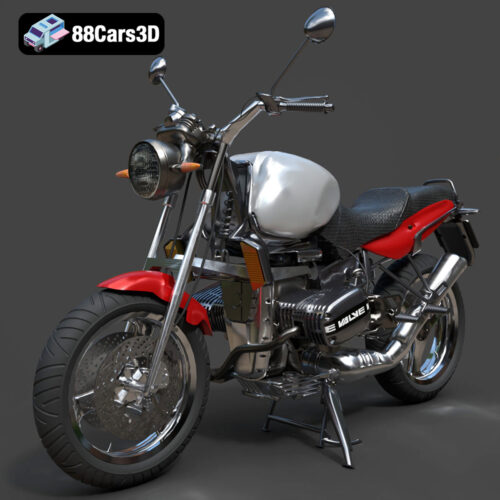 BMW R 1100 R Motorcycle 3D Model