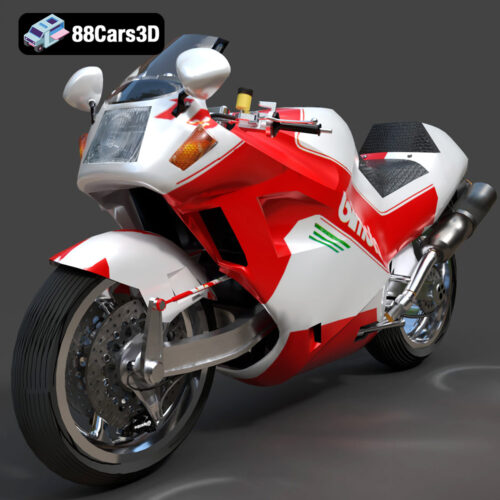 Bimota Tesi 1D Motorcycle 3D Model