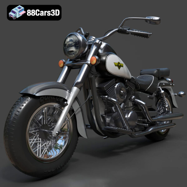 Mototsikly-Kawasaki_VN_1500-001 Kawasaki VN 1500 3D Model