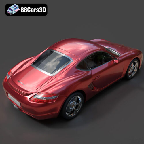Porsche Cayman S 2024 3D Model