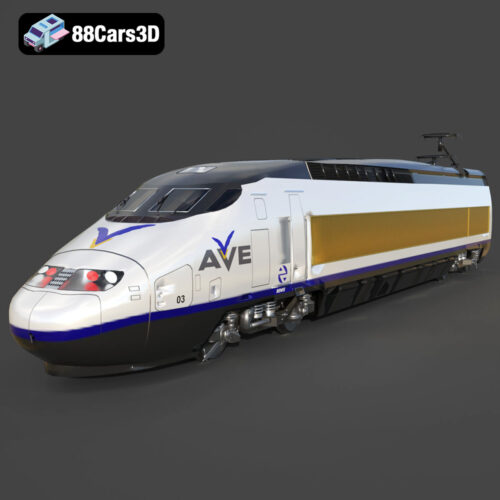 Poezd AVE 147-102-002 3D Model
