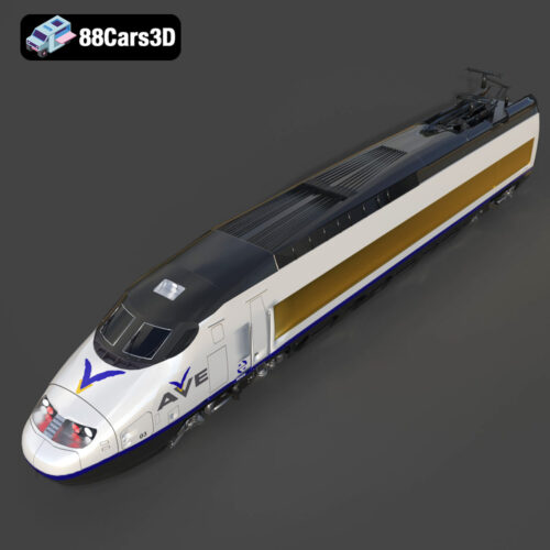 Poezd AVE 147-102-002 3D Model