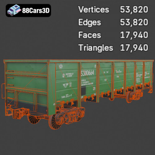 Generic Polu Vagon-17940-006 Modern 3D Model - Gallery Image 6 Generic Polu Vagon-17940-006 Modern 3D Model