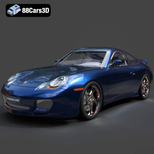Porsche 911 Turbo S 2024 3D Model - Main Image Porsche 911 Turbo S 2024 3D Model