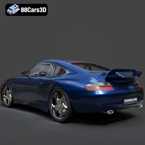 Porsche 911 Turbo S 2024 3D Model - Gallery Image 1 Porsche 911 Turbo S 2024 3D Model