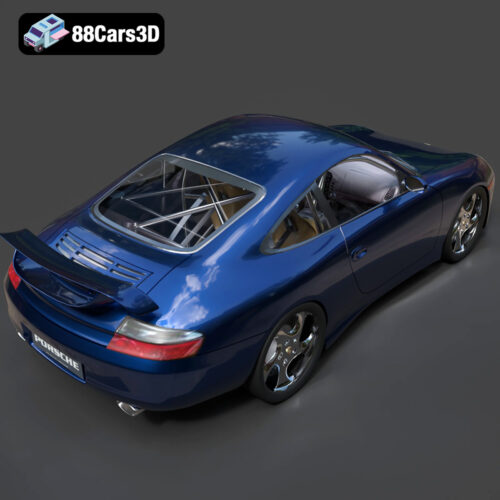 Porsche 911 Turbo S 2024 3D Model - Gallery Image 7 Porsche 911 Turbo S 2024 3D Model