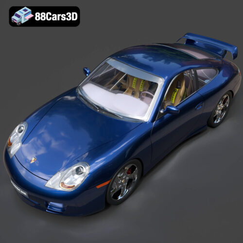 Porsche 911 Turbo S 2024 3D Model - Gallery Image 2 Porsche 911 Turbo S 2024 3D Model