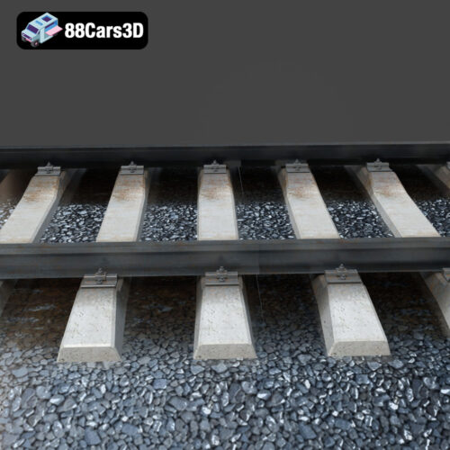 Generic Rail Road-006 3D Model