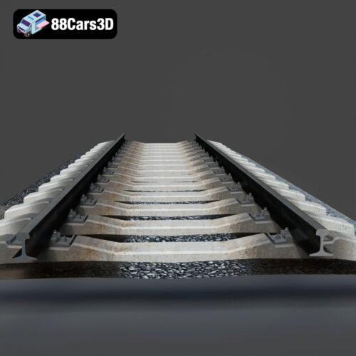 Generic Rail Road-006 3D Model