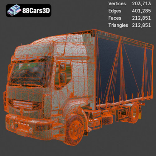 Renault Premium 440-002 3D Model