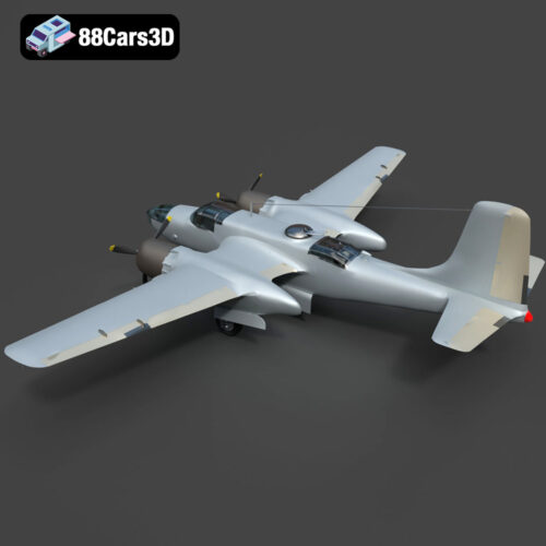 Douglas AB-26C Invader 3D Model