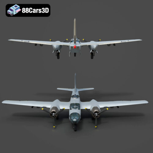 Douglas AB-26C Invader 3D Model