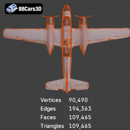 Douglas AB-26C Invader 3D Model