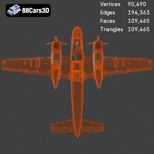 Douglas AB-26C Invader 3D Model