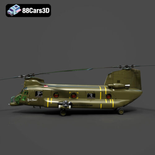 Boeing CH-47 Chinook 3D Model