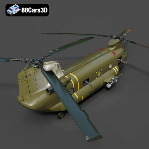 Boeing CH-47 Chinook 3D Model
