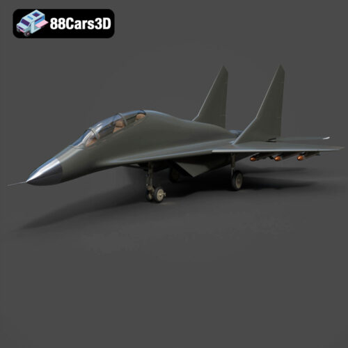 MiG-17 Fighter Jet 3D Model