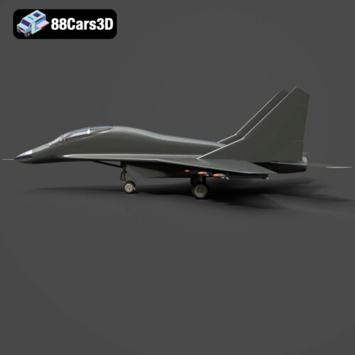MiG-17 Fighter Jet 3D Model